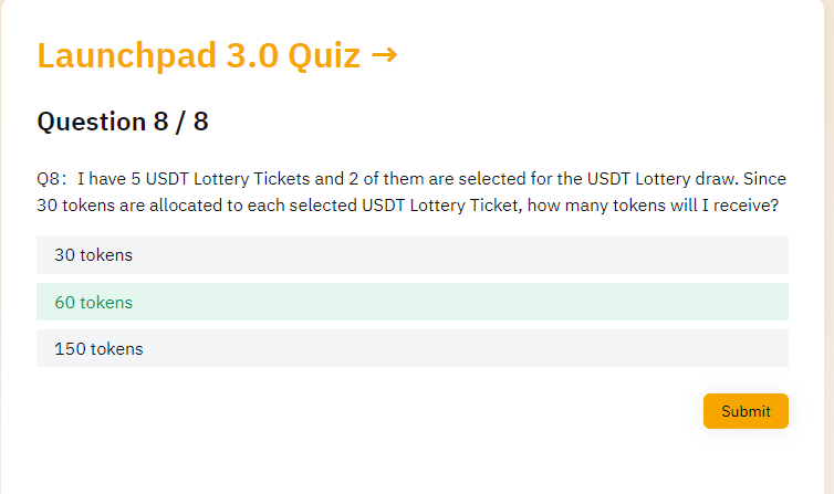 bybit launchpad quiz 3.0